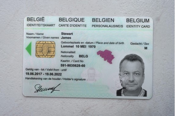 Belgium Id Card