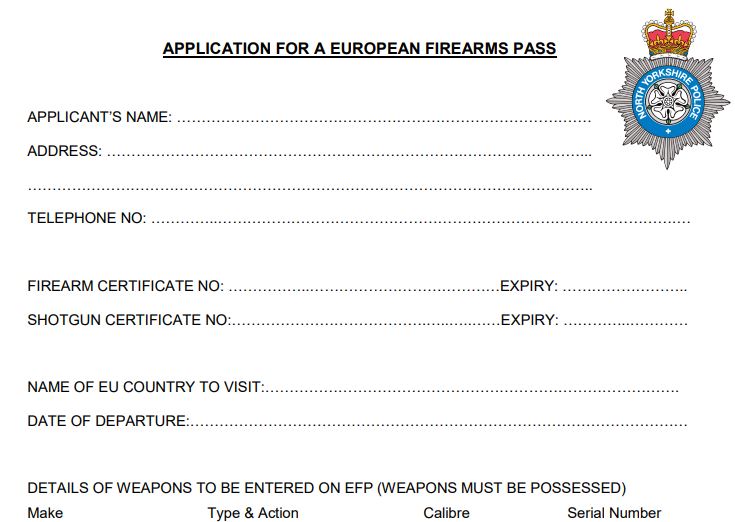 Croatia Gun license