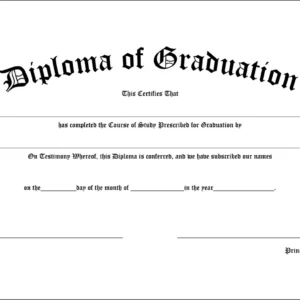 EU Diploma certificates