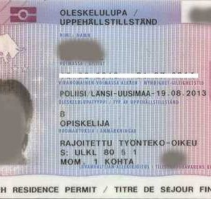 Finland Residence Permit