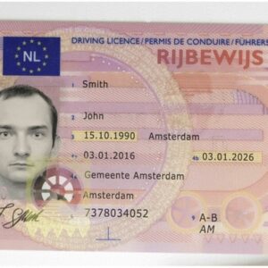 Netherlands Driver License