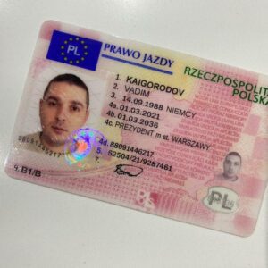 Poland driver’s license