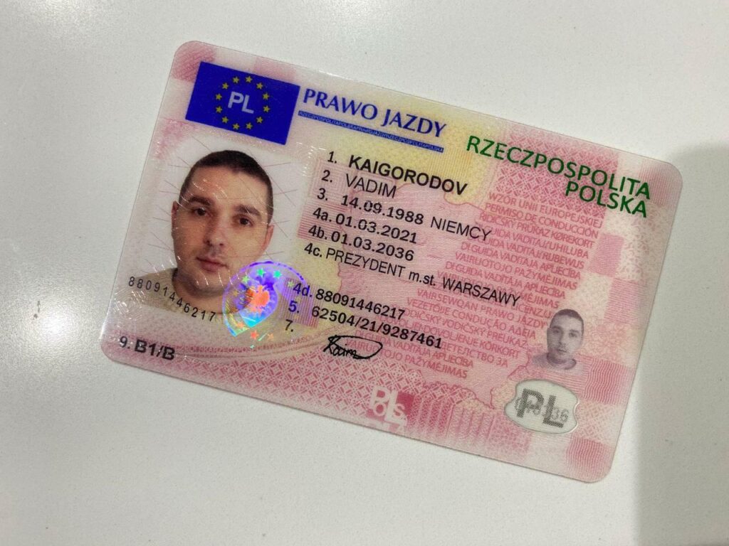 Poland driver's license