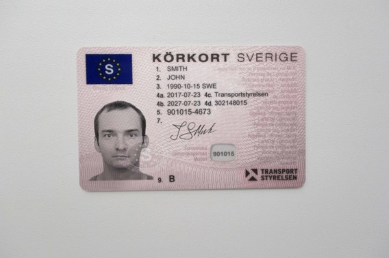 Swedish Driver License