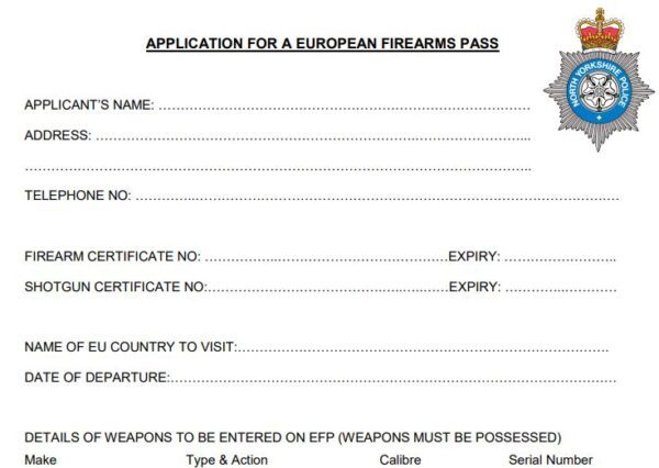 United Kingdom Gun license